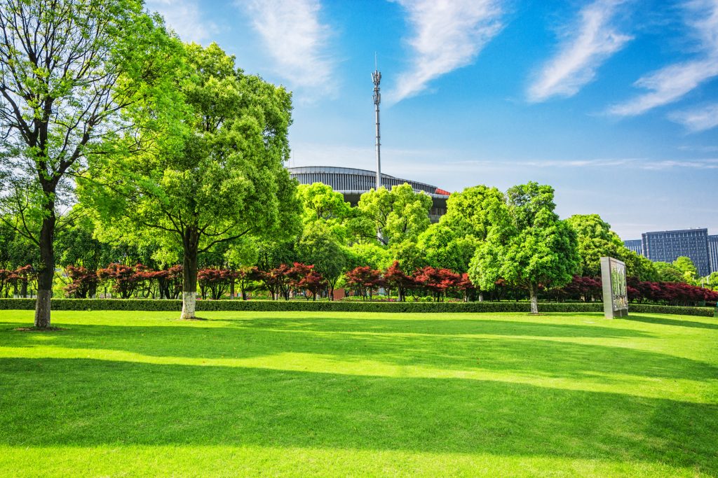 desain taman perumahan